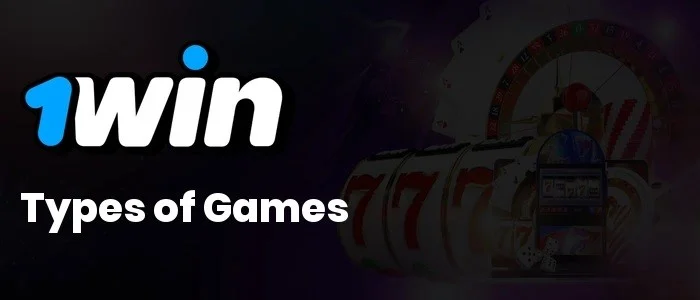 Types of games in the casino 1Win